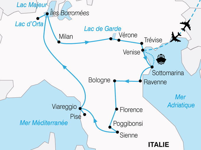 Voyage nord italie