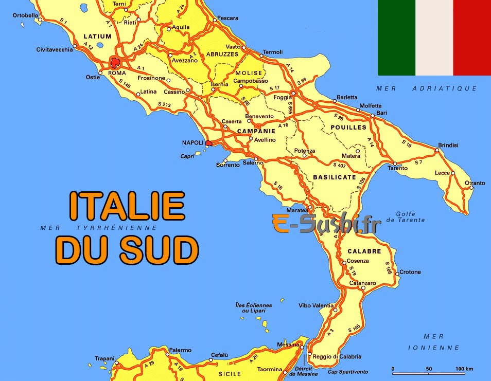L italie du sud